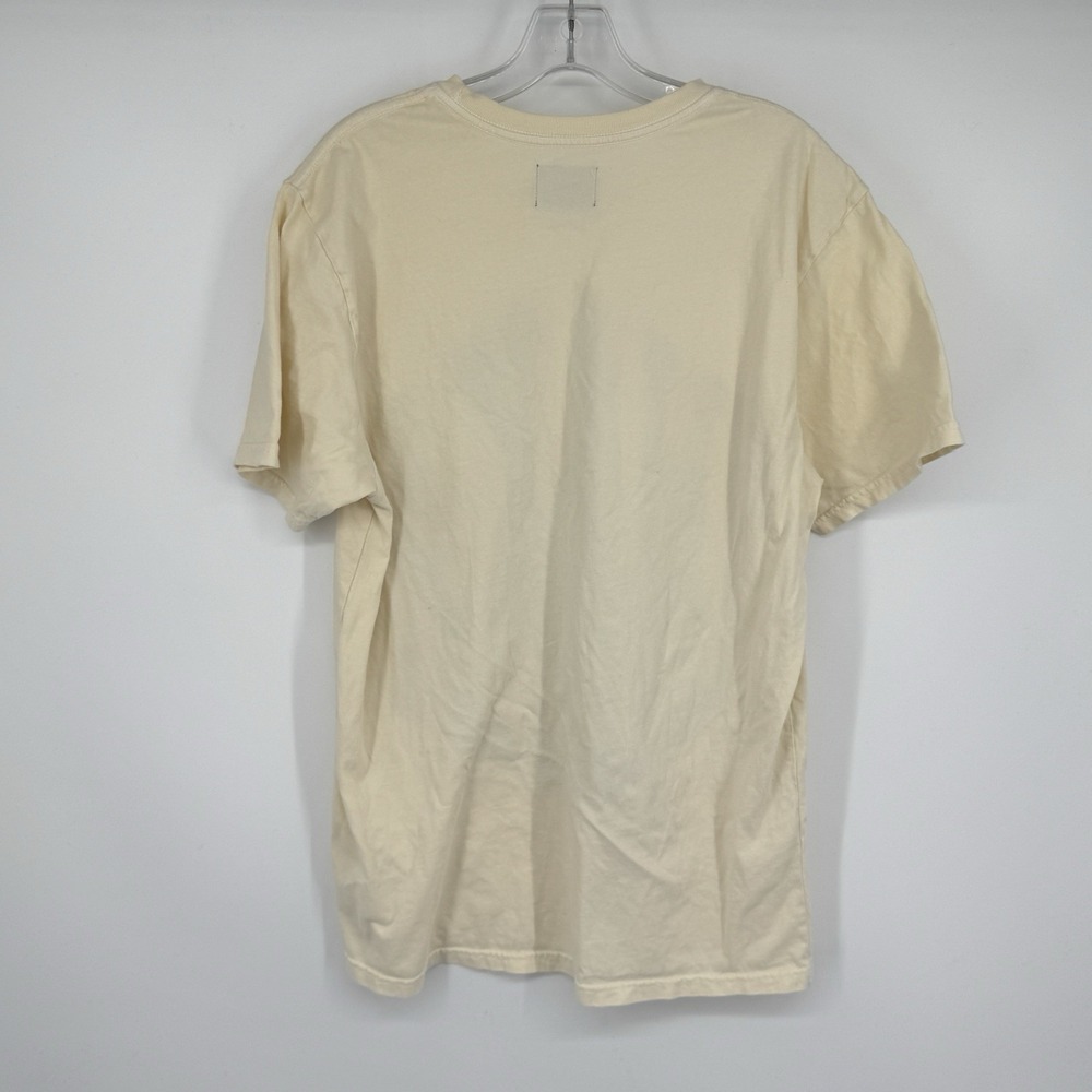 INAKA Medium Graphic T Shirt Cream Streetwear Athletic Logo Tee Unisex Fitness - Picture 3 of 11